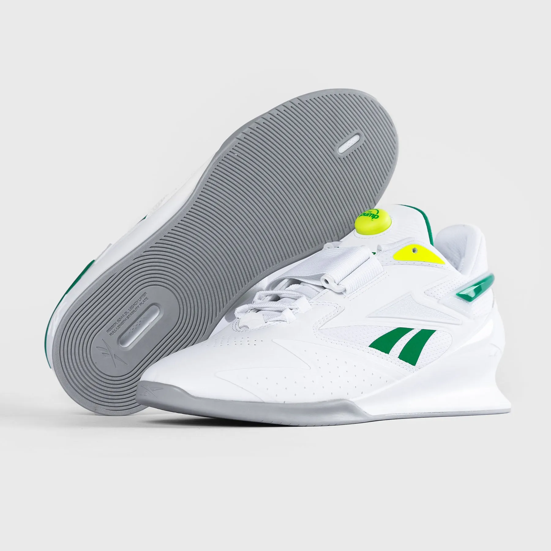 REEBOK - LEGACY LIFTER III - FTWR WHITE/GLEN GREEN/SOLAR ACID YELLOW