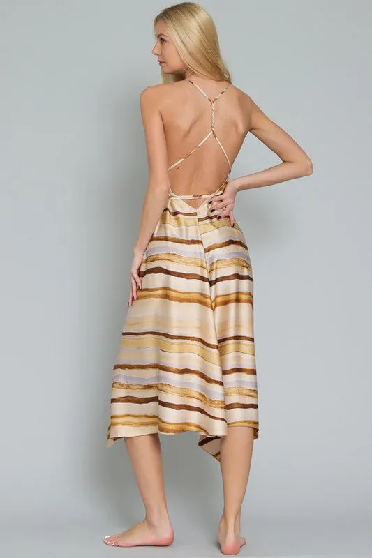 Striped Handkerchief Dress