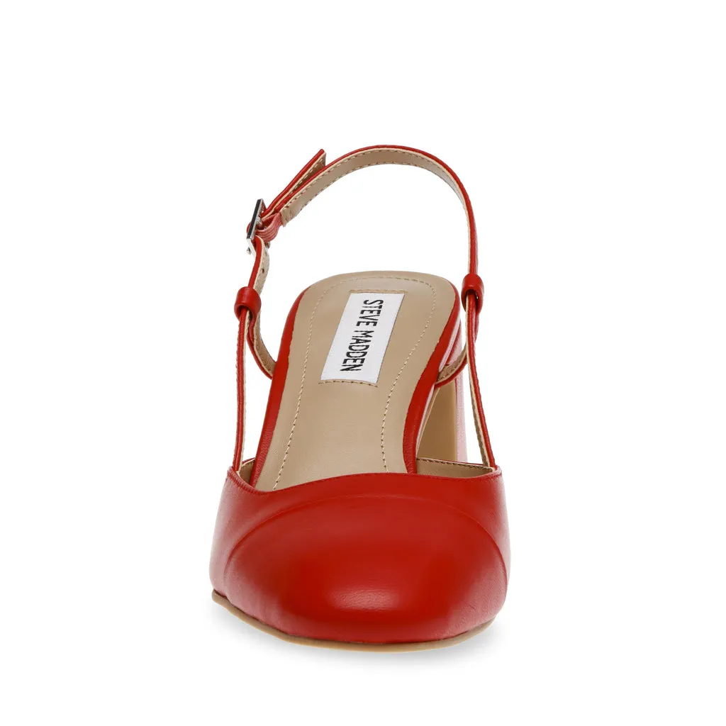 Zeina Sandal FIRE RED